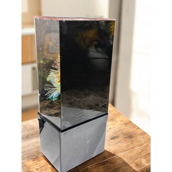 Ho Ho Arts Fiber Optic LED Flower Lamp With Black Base & Multicolor Glow - Picture 7 of 14